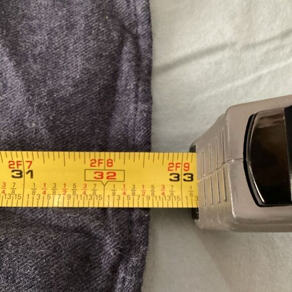 Mens Duluth Trading Company NWT Free Swinging Flannel button down small gray - Picture 5 of 5